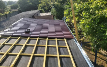 Pose toiture bac-acier