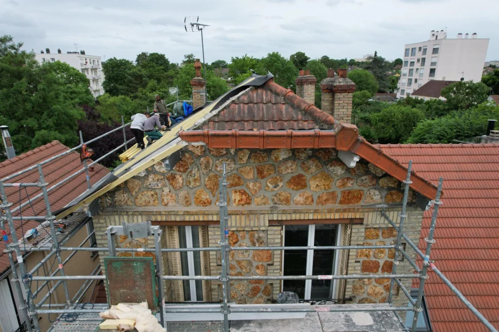 Rénovation toiture complète Houilles a Houilles 78800 - vue generale