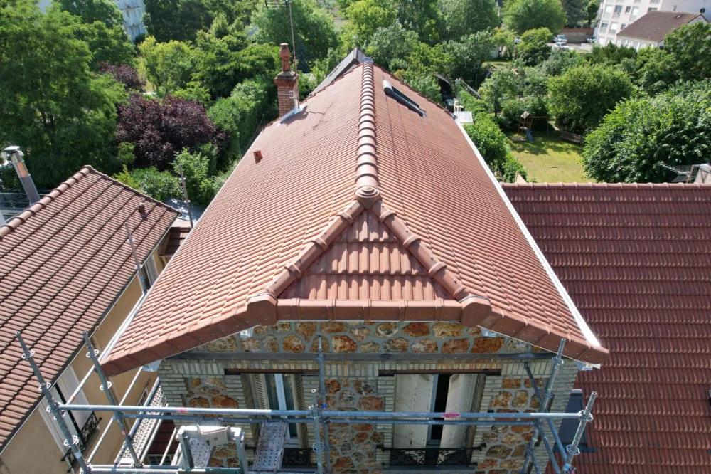 Rénovation toiture complète Houilles Houilles 78800 - resultat final